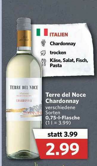 Combi Terre Del Noce Chardonnay Angebot