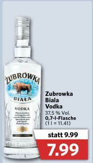 Combi Zubrowka Biala Vodka Angebot