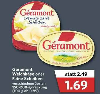 Combi Geramount Weichkäse Oder Feine Scheiben Angebot