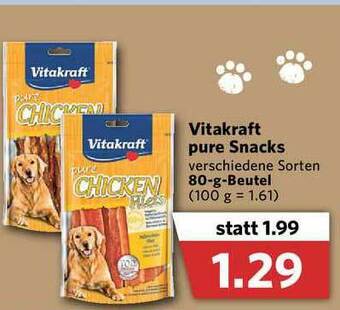 Combi Vitakraft Pure Snacks Angebot