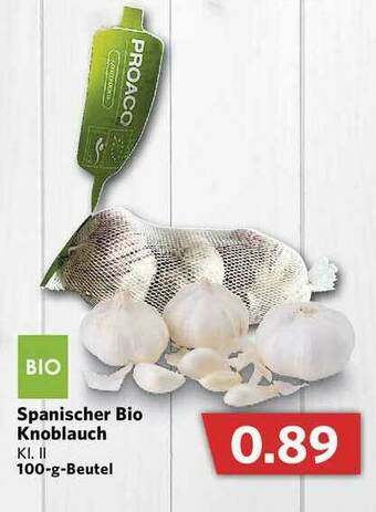 Combi Spanischer Bio Knoblauch Angebot