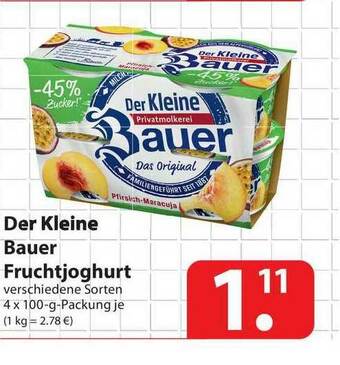 Famila Nord West Der Kleine Bauer Fruchtjoghurt Angebot