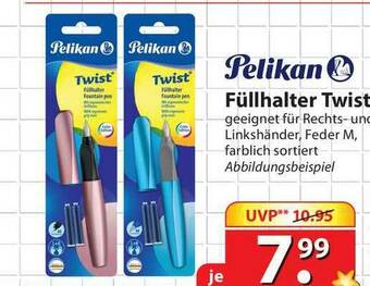 Famila Nord West Pelikan Füllhalter Twist Angebot