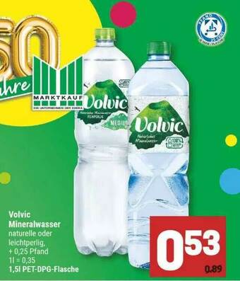 Marktkauf Volvic Mineralwasser Angebot