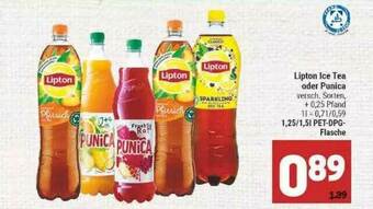 Marktkauf Lipton Ice Tea Oder Punica Angebot