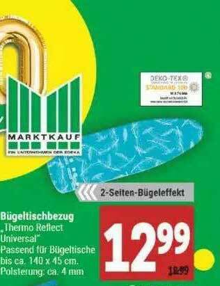 Marktkauf Bügeltischbezug Angebot