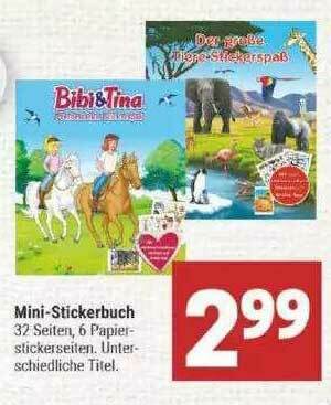 Marktkauf Mini-stickerbuch Angebot