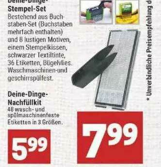 Marktkauf Deine-dinge Nachfüllkit Angebot