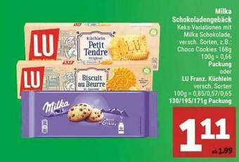 Marktkauf Milka Schokoladengebäck Oder Lu Franz. Küchlein Angebot