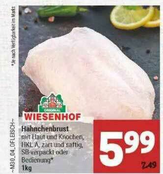 Marktkauf Wiesenhof Hähnchenbrust Angebot