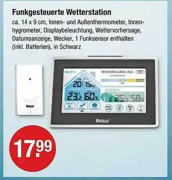 V Markt Funkgesteuerte wetterstation Angebot