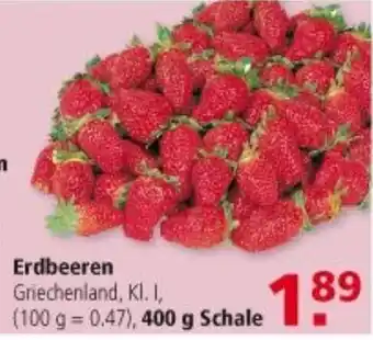 Multi Markt Erdbeeren 400 g Schale Angebot