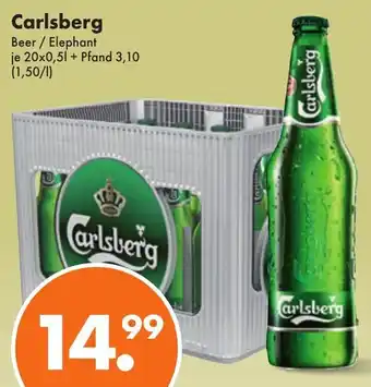 Trink und Spare Carlsberg Beer/ Elephant 20x0,5L Angebot