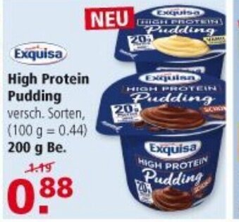 Multi Markt Exquisa High Protein Pudding 200g Angebot