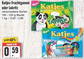 Edeka Frischemarkt Katjes Fruchtgummi oder Lakritz 150-200 g Beutel Angebot