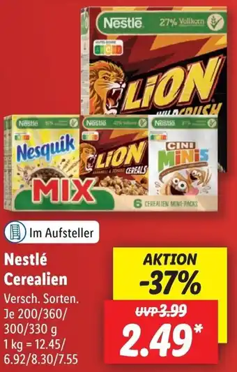 Lidl Nestlé Cerealien 200/360/300/330 g Angebot