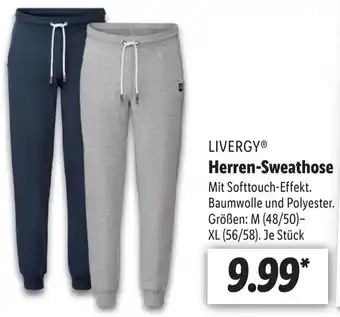 Lidl Livergy Herren Sweathose Angebot