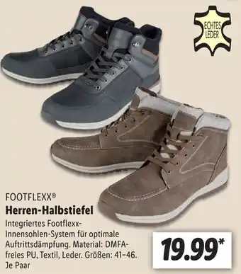 Lidl Footflexx Herren Halbstiefel Angebot