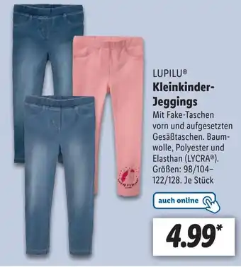 Lidl Lupilu Kleinkinder Jeggings 98/104-122/128 Angebot