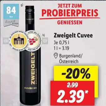 Lidl Zweigelt Cuvee Angebot