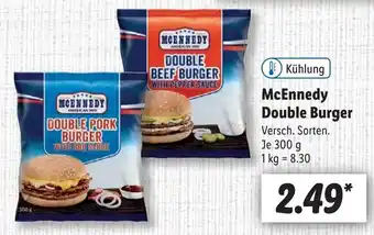 Lidl McEnnedy Double Burger 300 g Angebot