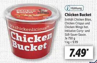 Lidl Chicken Bucket 750 g Angebot