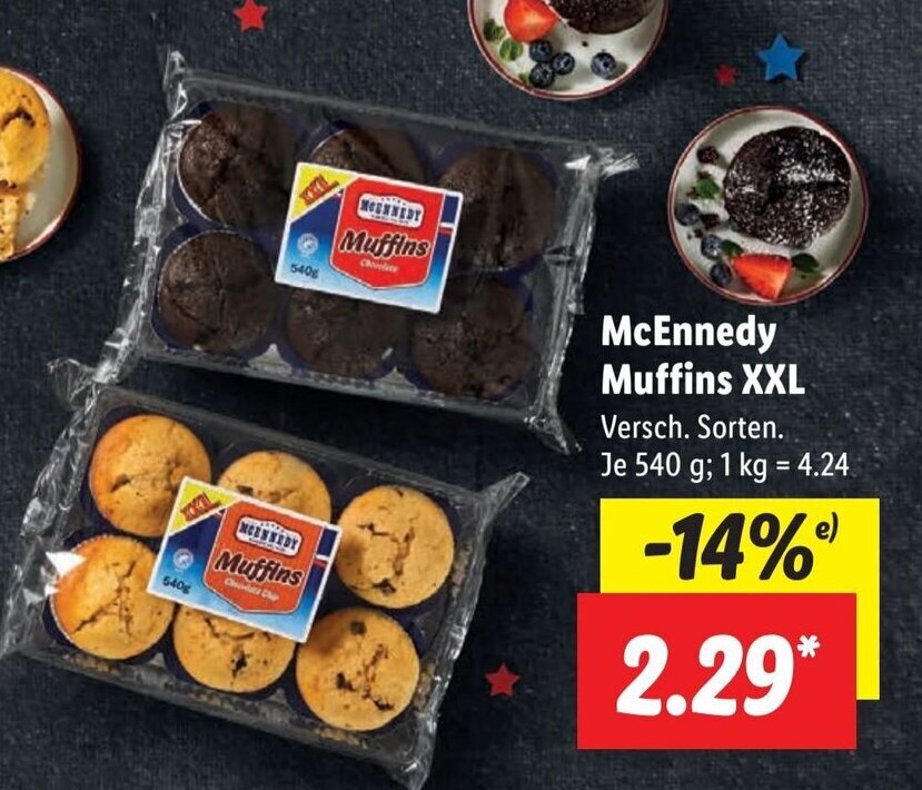 McEnnedy Muffins XXL Angebot bei Lidl