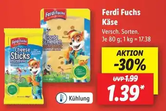 Lidl Ferdi Fuchs Käse Angebot