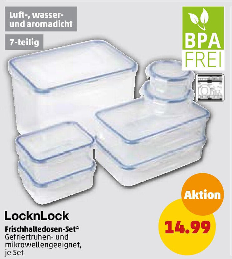 LocknLock Frischhaltedosen Set Angebot bei PENNY