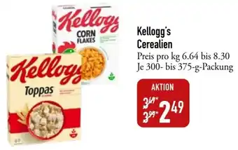 Galeria Markthalle Kellogg's Cerealien 300-375 g Packung Angebot