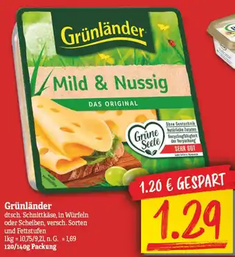 NP Discount Grünländer 120/140g Packung Angebot