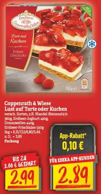 NP Discount Coppenrath & Wiese Lust auf Torte oder Kuchen Angebot