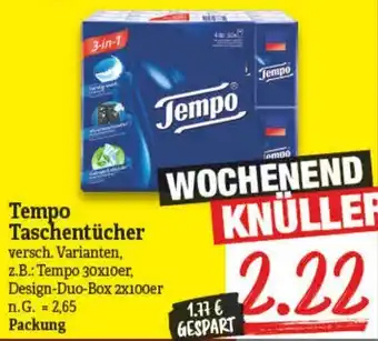 NP Discount Tempo Taschentücher Angebot