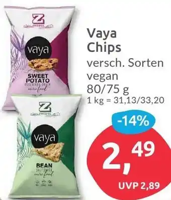 Budni Vaya Chips 80/75 g Angebot