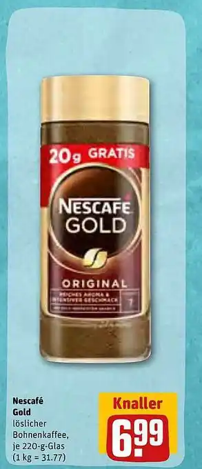 REWE Kaufpark Nescafé gold Angebot