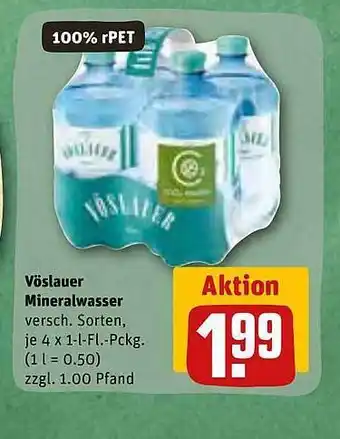 REWE Kaufpark Vöslauer mineralwasser Angebot