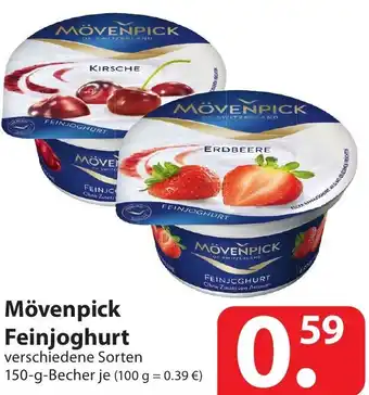 Famila Nord Ost Mövenpick Feinjoghurt 150g Becher Angebot