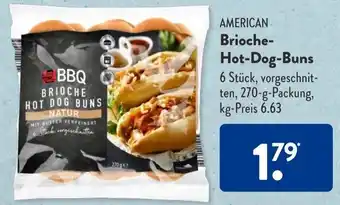 Aldi Süd American Brioche Hot Dog Buns 270 g Packung Angebot