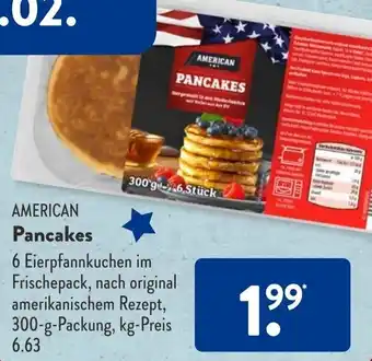 Aldi Süd American Pancakes 300 g Packung Angebot