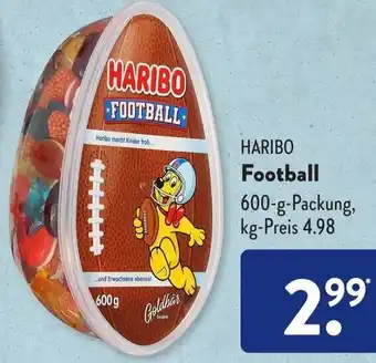 Aldi Süd Haribo Football 600 g Packung Angebot