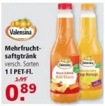 Multi Markt Valensina Mehrfruchtsaftgtränk 1L Angebot