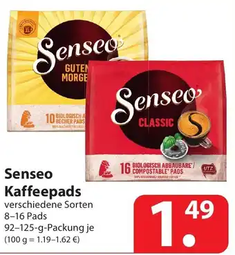 Famila Nord Ost Senseo Kaffeepads 92-125g Angebot