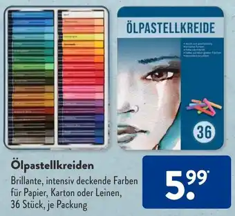 Aldi Süd Ölpastellkreiden Angebot