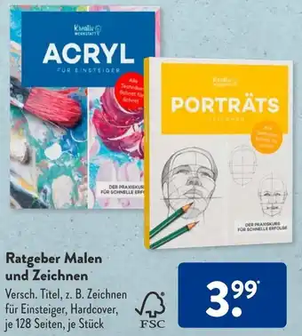 Aldi Süd Ratgeber Malen und Zeichnen Angebot