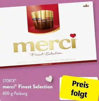 Aldi Süd Storck Merci Finest Selection 400 g Packung Angebot