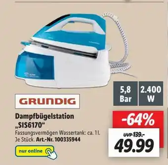 Lidl Grundig dampfbügelstation sis6170 Angebot