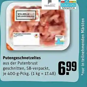 REWE Putengeschnetzeltes Angebot