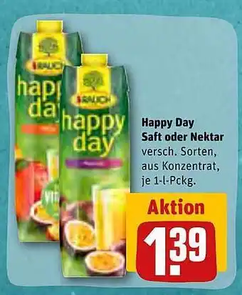 REWE Happy day saft oder nektar Angebot