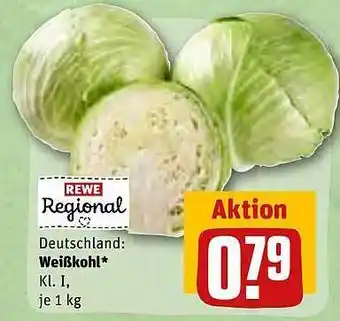 REWE Weißkohl Angebot