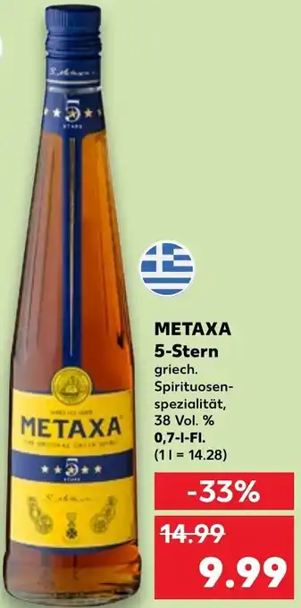 Kaufland Metaxa 5 Stern 0,7 L Fl. Angebot